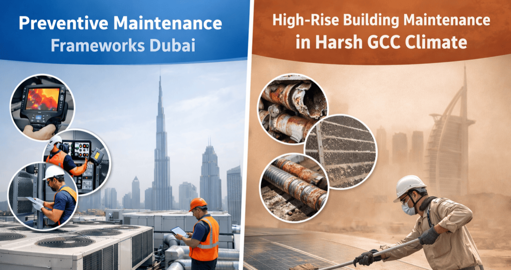 Preventive maintenance frameworks Dubai high-rise buildings